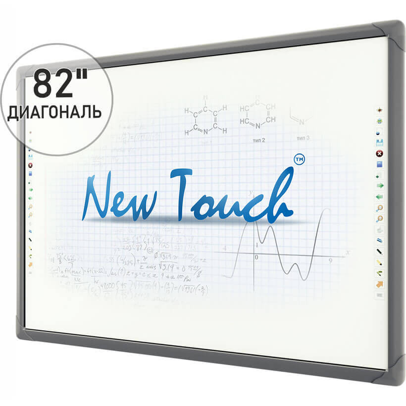 Интерактивная доска New Touch P82 для школы и вуза